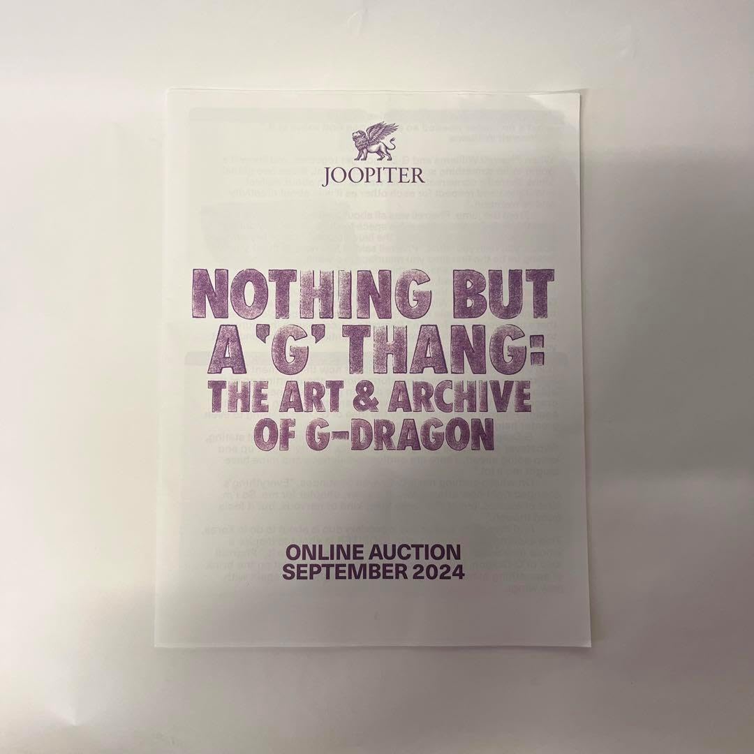 G DRAGON 限定 カタログ G DRAGON 限定 カタログ NEWS | G-DRAGON Japan Official